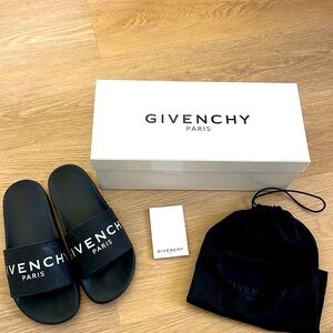 Givenchy Black Slides